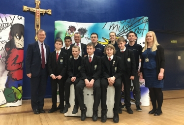 ‘Smashed Project’ visits St Thomas More High School